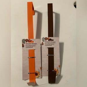 Set of two wreath door hangers